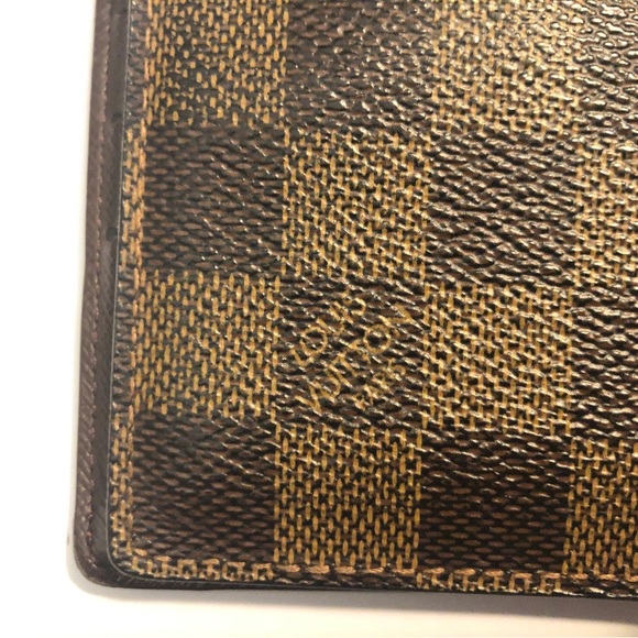 Louis Vuitton Authentic Damier Ebene Bifold Men’s Wallet Made In Spain - Picture 2 of 8
